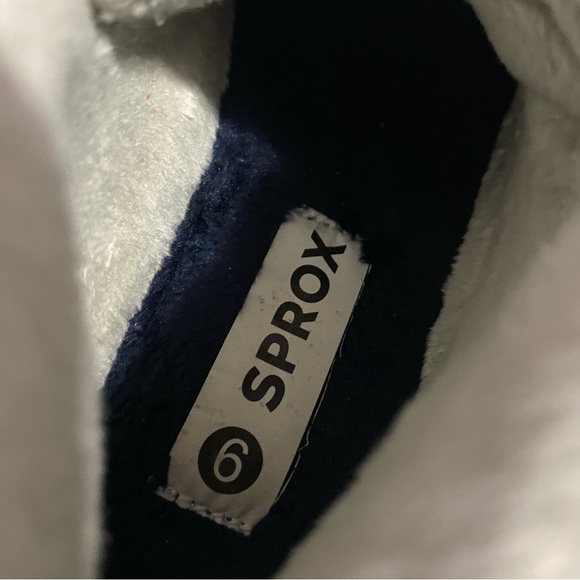 sprox kids warm fuzzy furry boots toddler shoe EUC - Picture 5 of 7